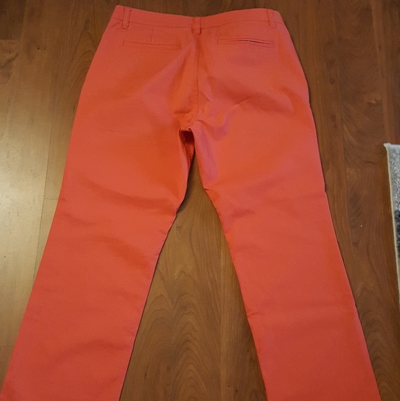 ☆SOLD☆chinos Orange straight fit 34X30 - Picture 4 of 6